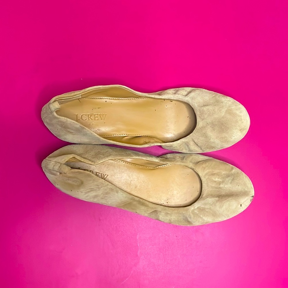 Jcrew suede flat